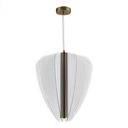 Светильник подвесной ST-Luce Золотистый/Прозрачный LED 1*75W 4000K SL6509.213.01 - фото