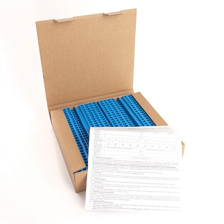 Зажим пружинный, 4-проводной проходной ЗНИ - 4.0 (JXB ST 4), синий STEKKER - фото