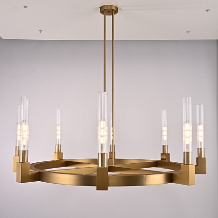 Люстра Canelle Round Chandelier 8 Modern Brass Imperiumloft 84600-22 - фото