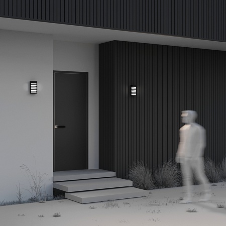 Настенный светильник (бра) Outdoor O034WL-01B - фото