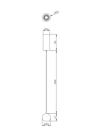 Подвесной светильник Technical Harmat P067PL-L5RG3K - фото