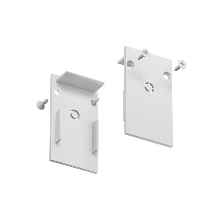 TR2107-WH Торцевые заглушки для шинопровода SMART белые (комплект 2 шт) - фото