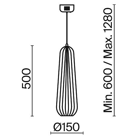 Подвесной светильник Freya Enchantment FR5384PL-L5BL - фото
