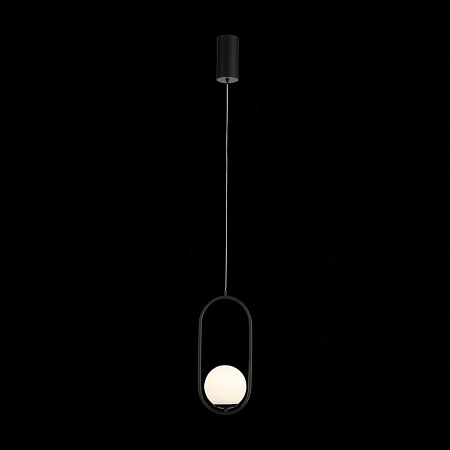 Подвес ST-Luce Черный/Белый LED 1*8W 4000K SL395.403.01 - фото