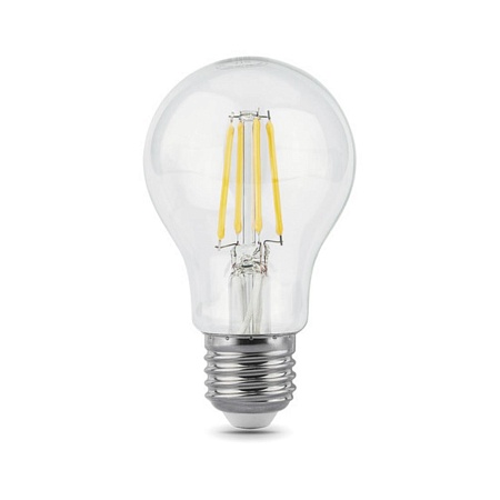 Светодиодная филаментная лампа Gauss A60 8W 740Lm 2700K E27 102802108 - фото