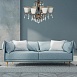 Подвесная люстра Arti Lampadari Borgese E 1.1.8.602 GB - фото