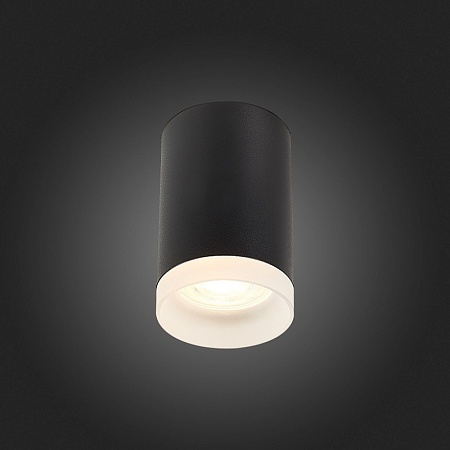 Светильник потолочный Черный GU10 1*50W IP20 D64xH99 220V Без ламп ST100.402.01 - фото