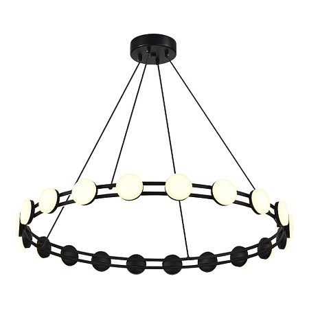 Светильник подвесной ST-Luce черный/белый LED 1*40W 4000K SL6610.403.20 - фото