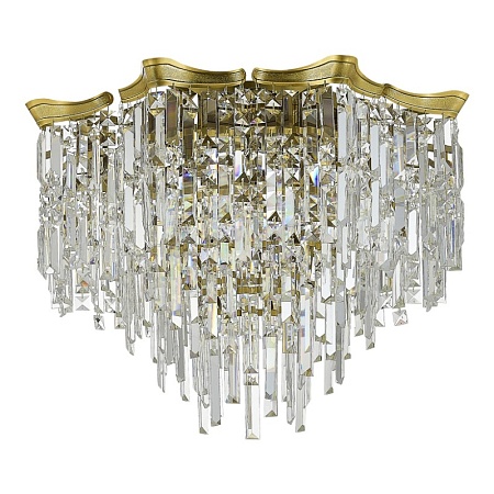 Светильник потолочный ST-Luce Латунь/Прозрачный E14 7*60W SL1659.302.07 - фото