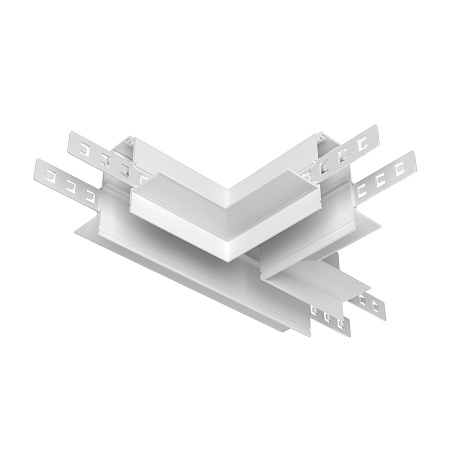 Коннектор Т-образный Exility встраиваемый белый - фото