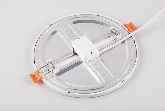 Светодиодный светильник Feron AL508 встраиваемый с регулируемым монтажным диаметром (до 100мм) 9W 2700K белый серия Flexy - фото