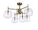Люстра потолочная ST-Luce Латунь/Прозрачный G9 6*5W SL1049.302.06 - фото