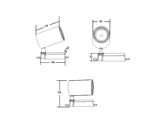 Трековый светильник Technical Vuoro TR029-3-30W4K-W - фото