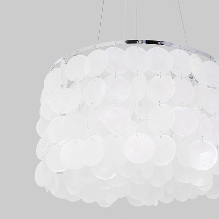 Подвесной светильник Eurosvet 60005/3 хром / перламутр - фото