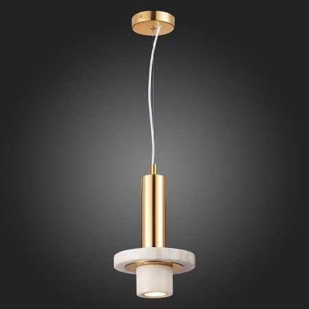 Светильник подвесной ST-Luce Золотистый/Белый GU10 1*5W SL1210.503.01 - фото
