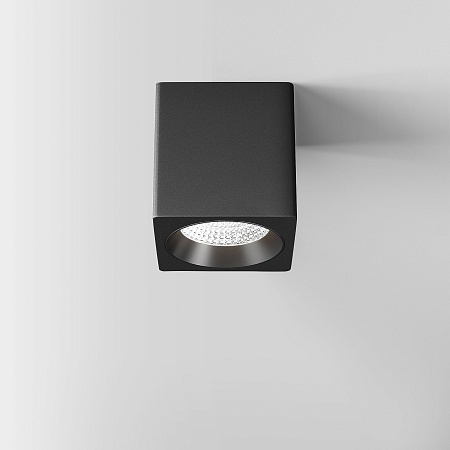 Светильник потолочный светодиодный Matrix 9W 4000К черный 25051/LED Elektrostandard - фото