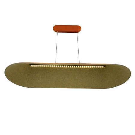 Светильник подвесной ST-Luce Оранжевый,Серый/Оранжевый,Серый LED 1*32W SL3001.823.01 - фото