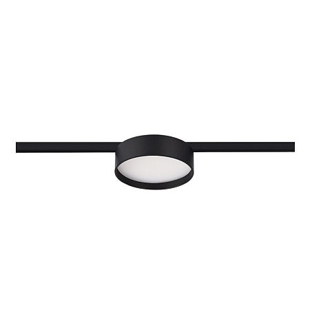 Магнитный трековый светильник Черный LED 1*12W 4000K 500Lm Ra>80 100° IP20 D113xH34 24V ST670.446.12 - фото