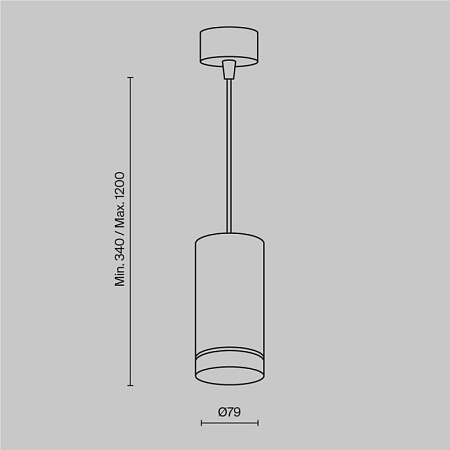 Подвесной светильник Technical Orlo P085PL-12W3K-W - фото