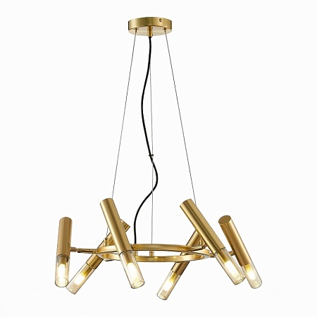 Люстра подвесная ST-Luce Золотистый/Коньячный, Золотистый G9 LED 6*5W SL1236.203.06 - фото