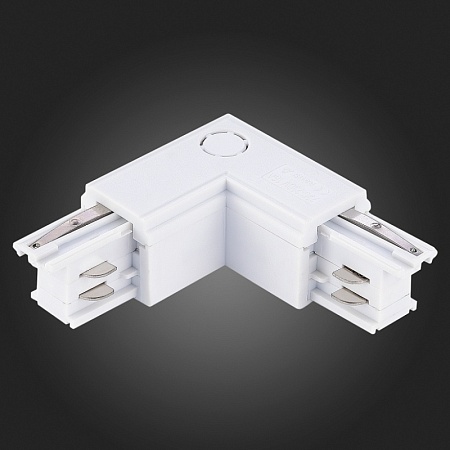 Угловой токоподвод левый для трехфазного шинопровода ST-Luce Белый ST030.509.15L - фото