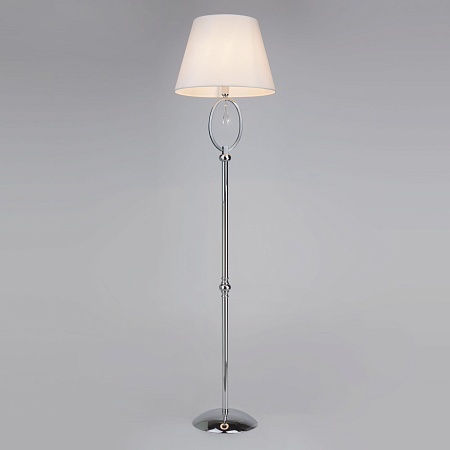 Напольный светильник Eurosvet 01056/1 хром/прозрачный хрусталь Strotskis - фото