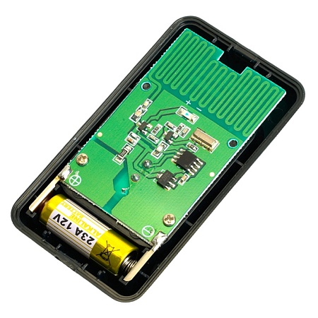 Звонок дверной беспроводной Feron E-383 Электрический 38 мелодий черный, серебро с питанием от батареек - фото