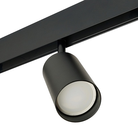 Светильник Feron AL116 трековый магнитный под лампу GU10 230В, черный - фото