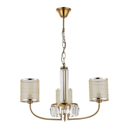 Светильник подвесной Латунь/Шампань E14 3*40W SLE1119-303-03 - фото