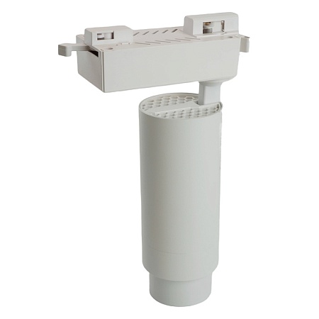 Светодиодный светильник Feron AL137 трековый однофазный на шинопровод 20W 4000K белый, изменяемый угол освещения 15-60град - фото