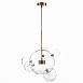 Светильник подвесной ST-Luce Латунь/Прозрачный LED 1*14W 3000K SL1133.213.01 - фото