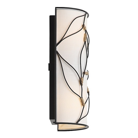 Светильник настенный ST-Luce Черный/Бежевый E27 2*60W SL6228.401.02 - фото