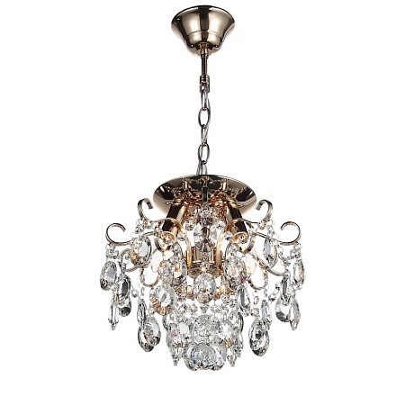 Люстра подвесная ST-Luce Золотистый/Прозрачный E14 3*40W SL846.202.03 - фото