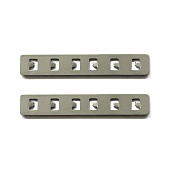 Прямой соединитель для встраиваемого магнитного шинопровода (2 шт) ST-Luce Стальной ST005.749.00