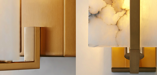 Бра Marble Square Wall Lamp Imperiumloft 74296-22 - фото