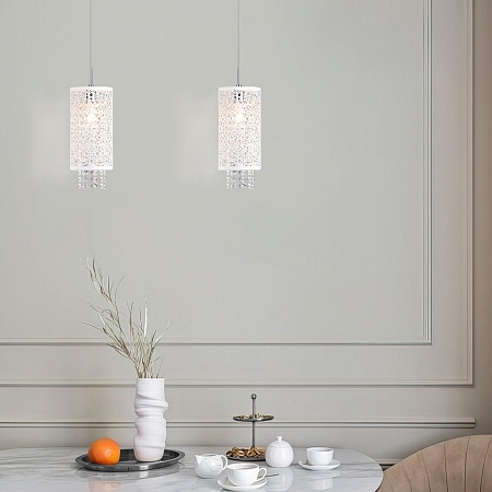 Подвесной акцентный светильник Eurosvet 1181/1 хром - фото