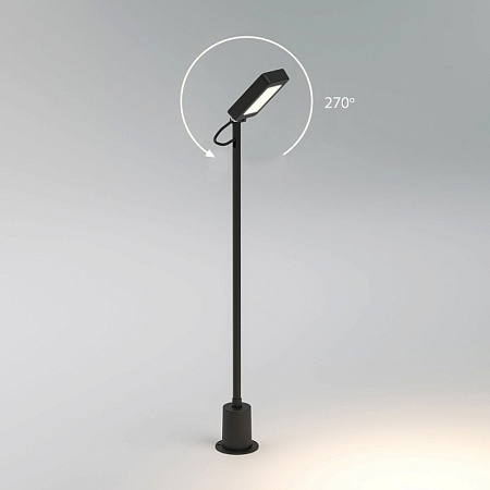 Светильник поворотный садово-парковый светодиодный Joli черный 35182/S - фото