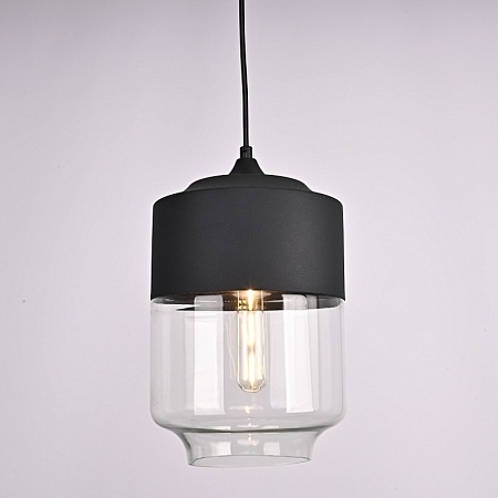 Подвесной Светильник Nord A D18 Black/Transparent Imperiumloft 190489-26 - фото