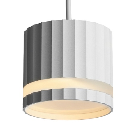 Светильник потолочный Feron Barrel HL3698 OLYMPUS levitation 12W, 230V, GX53, белый, на подвесе 1,7 м - фото