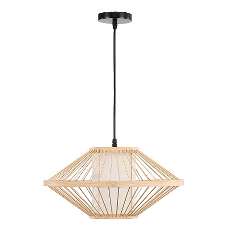Светильник подвесной ST-Luce Древесный/Белый E27 1*40W SL6241.533.01 - фото