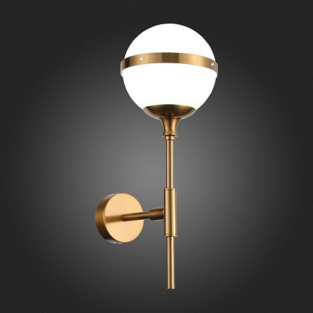 Светильник настенный ST-Luce Бронза/Белый E14 1*40W SL1157.301.01 - фото