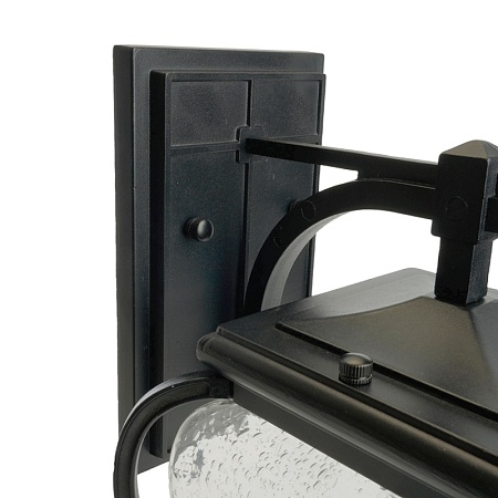 Светильник садово-парковый Feron PL741 на стену вниз  60W E27 230V, черный - фото