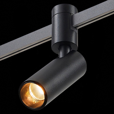 Магнитный трековый светильник FARM Черный LED 1*5W 3000K 341Lm Ra90 60 IP20 D35xH100 24 ST811.406.05 - фото