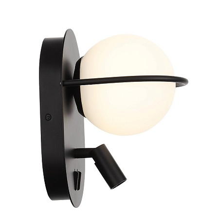 Бра ST-Luce Черный/Белый LED 1+1*8+3W 4000K SL395.411.02 - фото