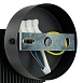 Светильник  настенный Feron HL4580 ARIA 12W, 230V,GX53, черный IP20 - фото