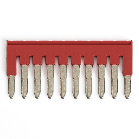 Центральная перемычка для ЗНИ самозажимных 4 мм² (JXB ST 4) 10PIN LD568-10-40 (DIY упак 20 шт),STEKKER - фото