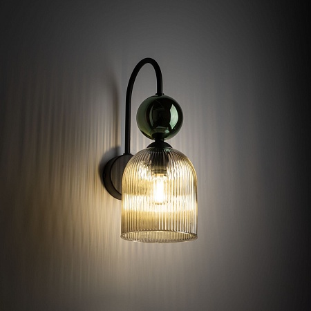 Настенный светильник TK Lighting 11143 Sophia Green Cognac - фото