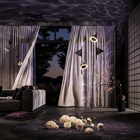 Подвесной светильник Freya Etro FR6141PL-L14B - фото