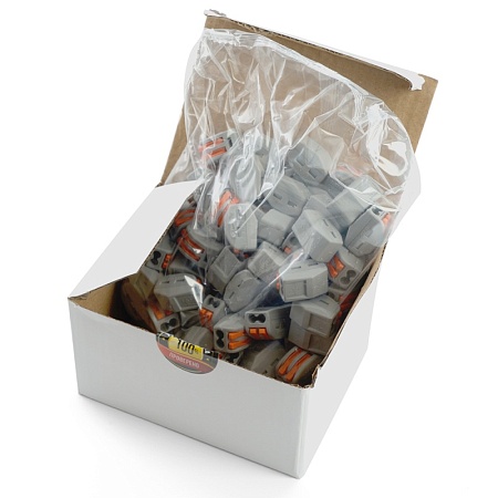 Клемма строительно-монтажная 2-проводная STEKKER, LD222-412 - фото