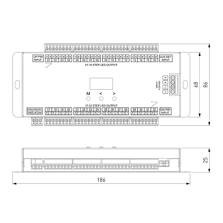 Контроллер подсветки лестницы на 32 ступени 95008/00 Elektrostandard - фото